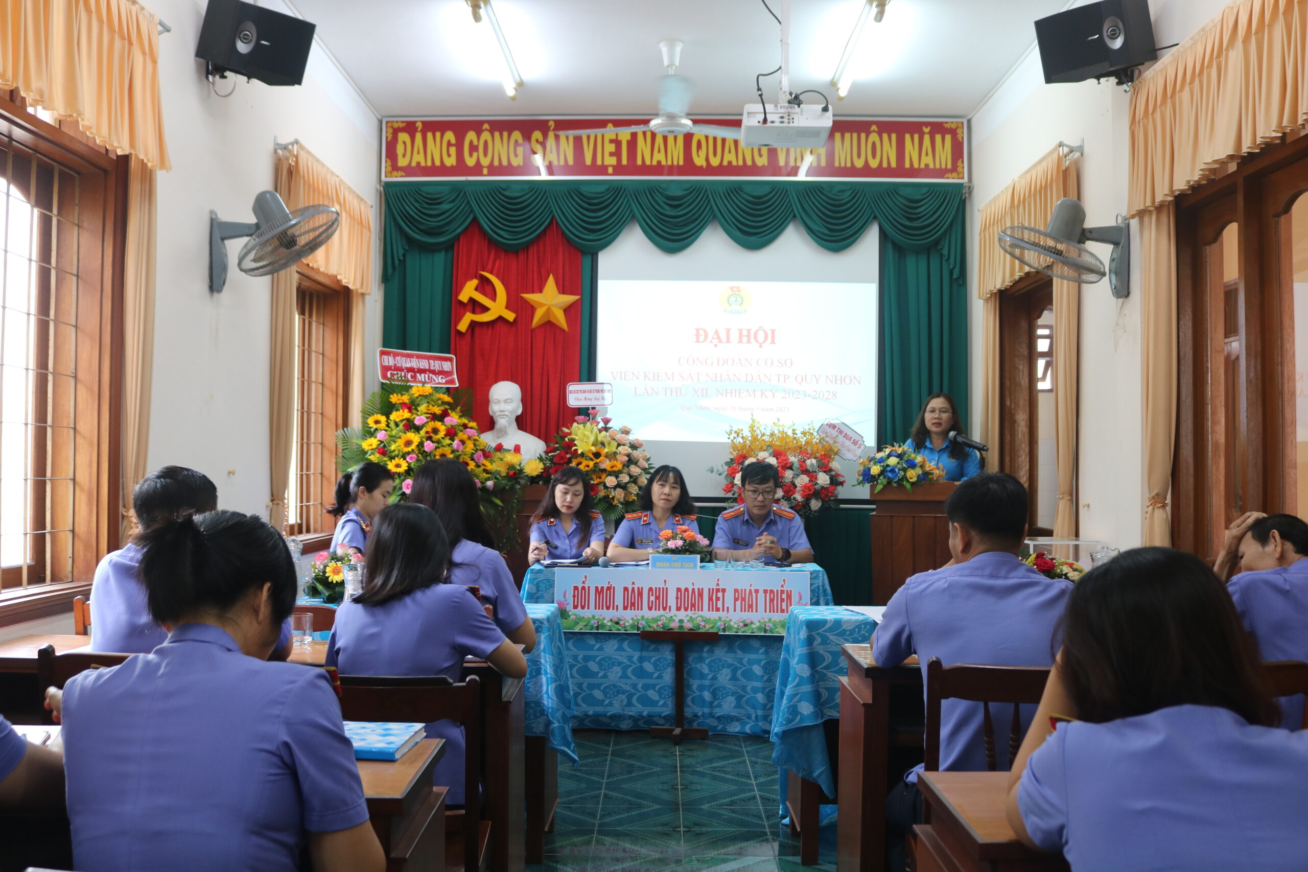 Công đoàn cơ sở Viện KSND thành phố Quy Nhơn tổ chức Đại hội Công đoàn lần thứ XII