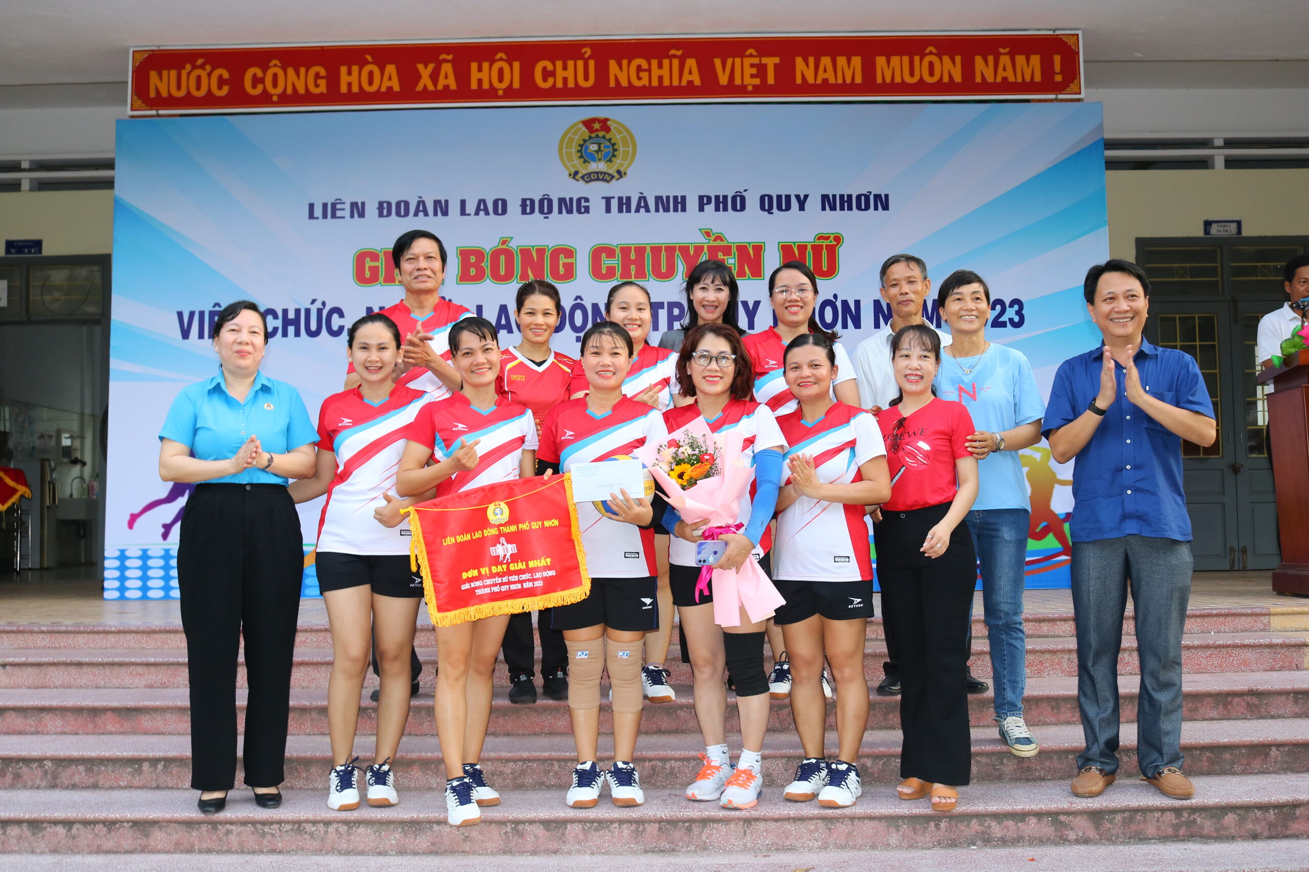 Giải bóng chuyền nữ công nhân, viên chức, người lao động Quy Nhơn